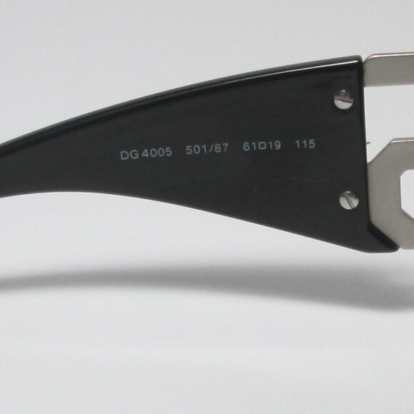 DOLCE & GABBANA ROUND SUNGLASSES SILVER HARDWARD - Picture 3 of 6